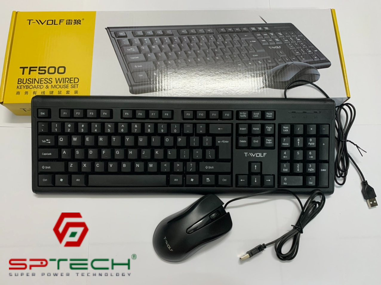 Combo Keyboard + Mouse T-WOLF TF500 
